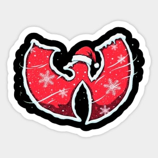Wutang Clan Xmas Christmas Santa Sticker